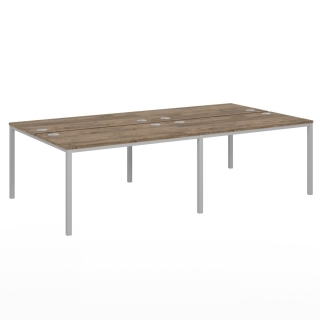 Бенч-система на 4 рабочих места, на металлокаркасе типа Lite VL-51 фото 2 Бенч-система на 4 рабочих места, на металлокаркасе типа Lite VL-51 фото 2