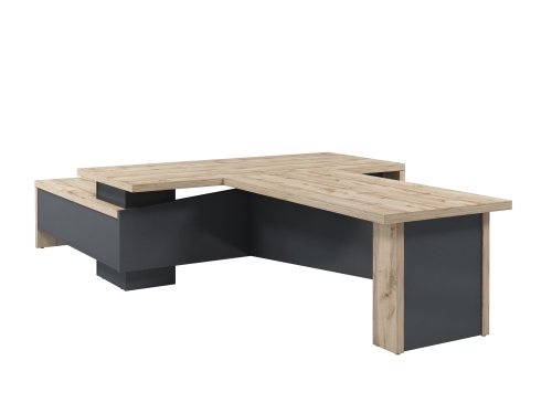 Стол руководителя с опорной тумбой Т-922.0000ПР с брифингом Стол руководителя с опорной тумбой Т-922.0000ПР с брифингом