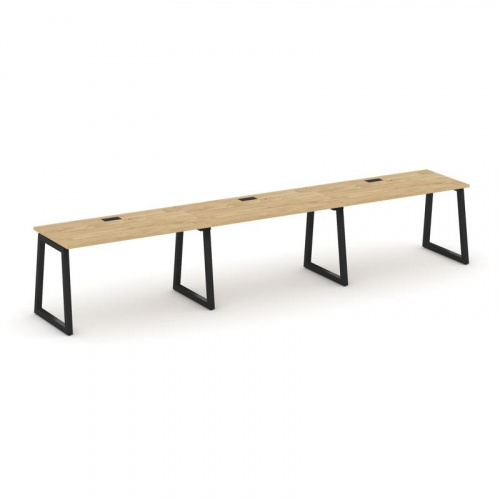 Style Project Рабочая станция 1 сторон. SN-5T1.ORS-051 Акация Лорка/Металл Антрацит/Заглушка Пластик