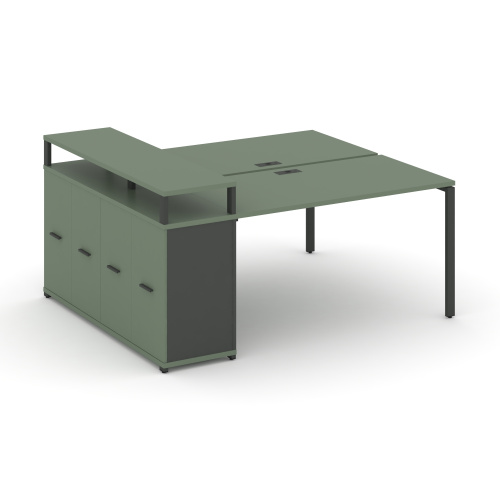 Бенч-система с опорным распашным шкафом Concept CN.DRS-223 фото 2