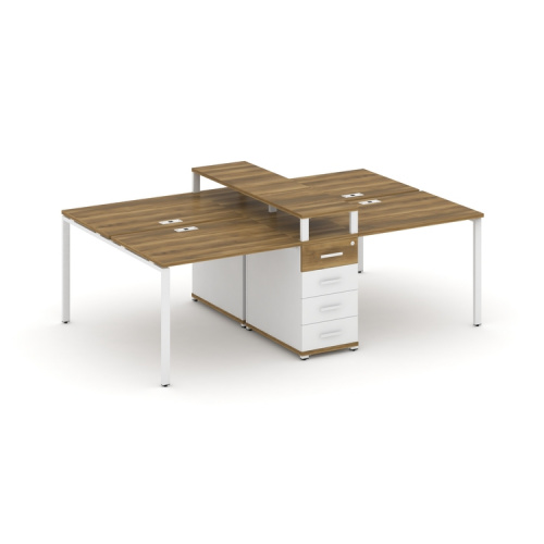 Бенч-система на 4 места с 1 опорной тумбой Concept CN.DRS-433 фото 8 Бенч-система на 4 места с 1 опорной тумбой Concept CN.DRS-433 фото 8