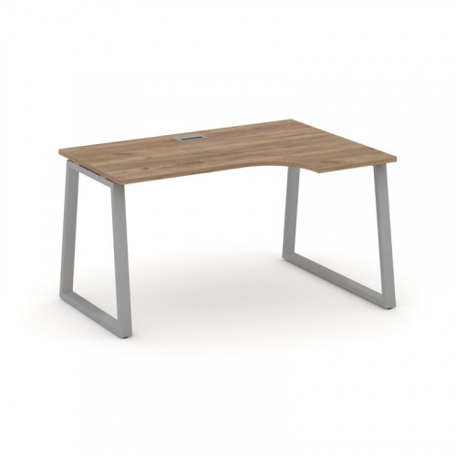 Style Project Стол рабочий эргоном. SN-6T1.SPA-002(R) Акация Лорка/Металл Антрацит/Заглушка Пластик фото 10