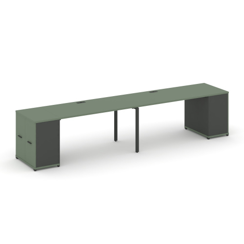 Бенч-система с опорными распашными шкафами Concept CN.ORS-218 фото 2 Бенч-система с опорными распашными шкафами Concept CN.ORS-218 фото 2