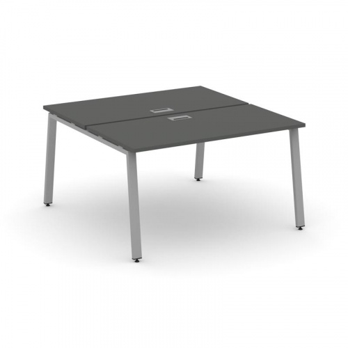 Style Project Рабочая станция 2-х сторон. SN-6A.DRS-003 Белый/Металл Антрацит 1380*1232*750