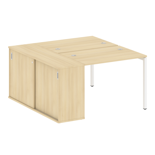 Бенч-система с шкафом-купе на П-обр. м/к Metal System Quattro 40БП.РС-СШК-1.1 фото 10 Бенч-система с шкафом-купе на П-обр. м/к Metal System Quattro 40БП.РС-СШК-1.1 фото 10