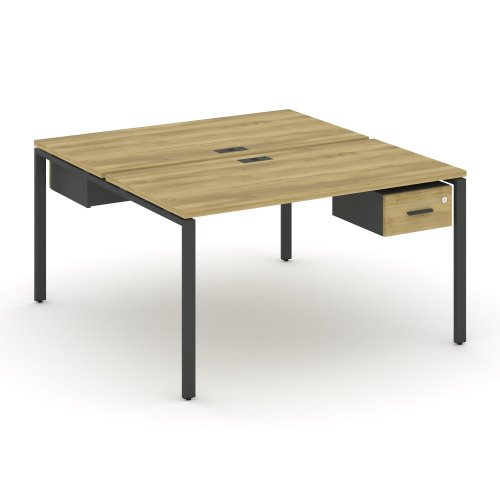 Бенч-система на 2 места с подвесными тумбами Concept CN.DRS-110 фото 4