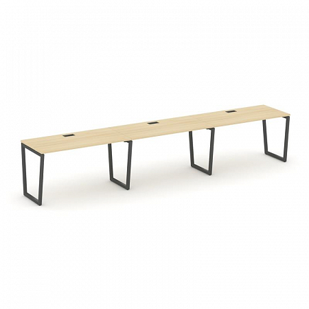 Style Project Рабочая станция 1 сторон. SN-4T2.ORS-033 Акация Лорка/Металл Антрацит/Заглушка Пластик