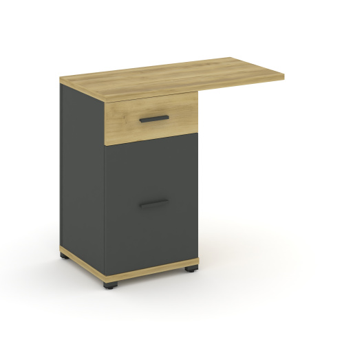 Тумба приставная с 1 ящиком Concept CN.TUS-003 W фото 4 Тумба приставная с 1 ящиком Concept CN.TUS-003 W фото 4