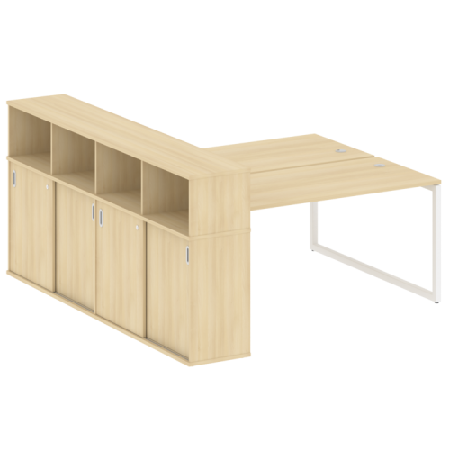 Бенч-система с шкафом-купе на О-обр. м/к Metal System Quattro 40БО.РС-СШК-4.4 фото 15