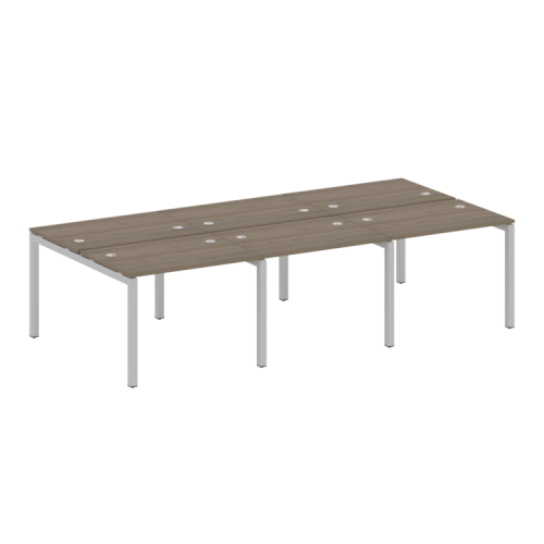 Бенч-система на 6 рабочих мест на П-обр. м/к Metal System Quattro 50БП.СМ-6.1 фото 2