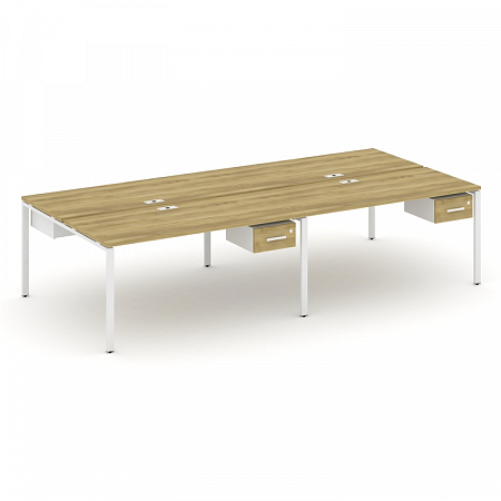 Бенч-система на 4 места с подвесными тумбами Concept CN.DRS-132