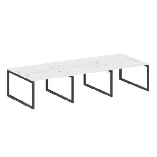 Бенч-система на 6 рабочих мест на О-обр. м/к Metal System Quattro 50БО.СМ-6.2 фото 14