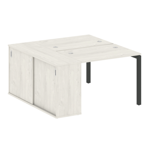 Бенч-система с шкафом-купе на П-обр. м/к Metal System Quattro 50БП.РС-СШК-1.1 фото 5 Бенч-система с шкафом-купе на П-обр. м/к Metal System Quattro 50БП.РС-СШК-1.1 фото 5