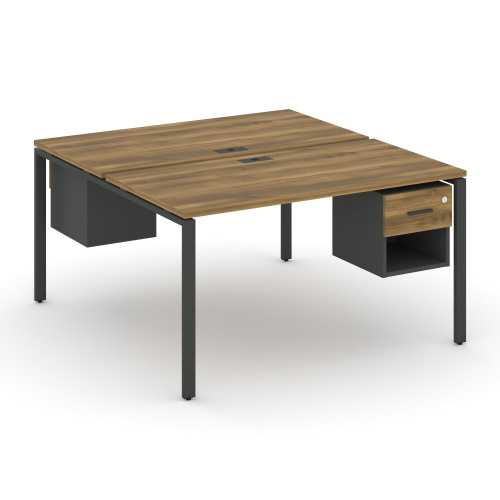 Бенч-система на 2 места с подвесными тумбами Concept CN.DRS-120 Бенч-система на 2 места с подвесными тумбами Concept CN.DRS-120