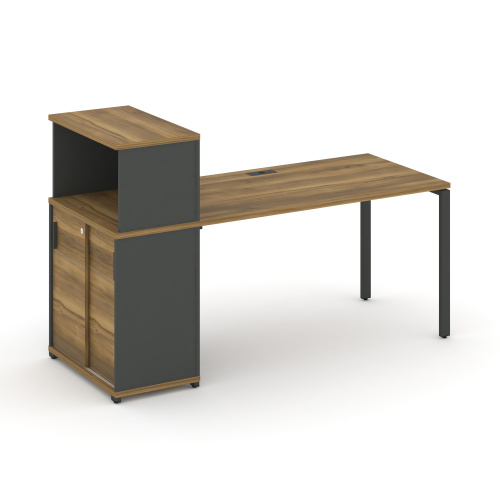Стол офисный с опорным шкафом-купе Concept CN.SP-238 Стол офисный с опорным шкафом-купе Concept CN.SP-238