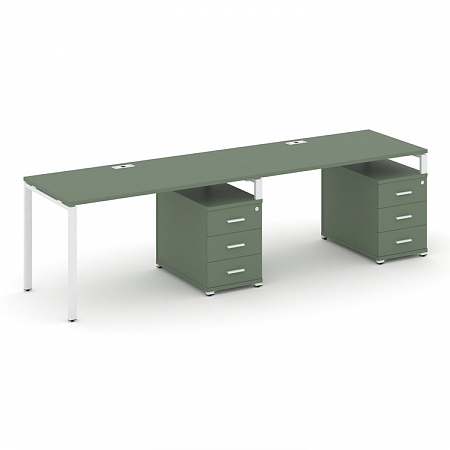 Бенч-система на 2 места с 2 опорными тумбами Concept CN.ORS-309