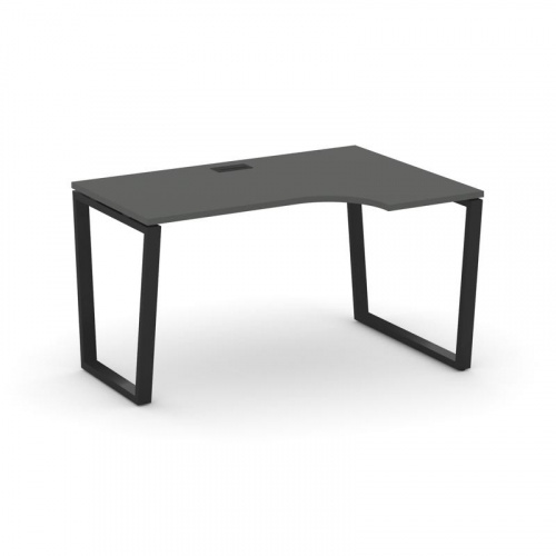 Style Project Стол рабочий эргоном. SN-6T2.SPA-012(R) Акация Лорка/Металл Антрацит/Заглушка Пластик фото 5 Style Project Стол рабочий эргоном. SN-6T2.SPA-012(R) Акация Лорка/Металл Антрацит/Заглушка Пластик фото 5