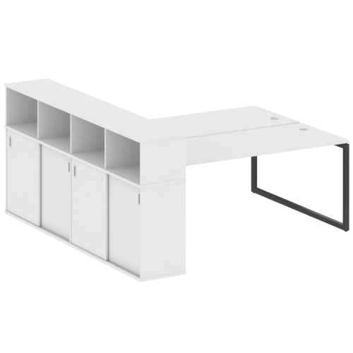 Бенч-система с шкафом-купе на О-обр. м/к Metal System Quattro 40БО.РС-СШК-4.5 фото 7