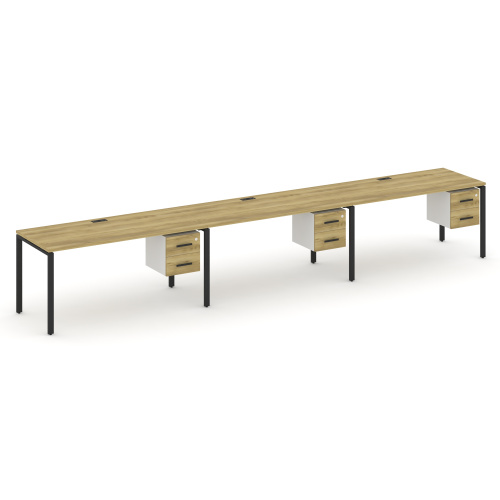 Бенч-система на 3 места с подвесными тумбами Concept CN.ORS-136 фото 6