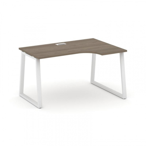 Style Project Стол рабочий эргоном. SN-6T1.SPA-002(R) Акация Лорка/Металл Антрацит/Заглушка Пластик фото 15