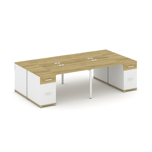 Бенч-система на 4 места с 2 опорными тумбами Concept CN.DRS-429 фото 11