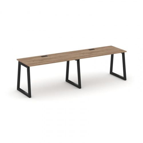 Style Project Рабочая станция 1 сторон. SN-5T1.ORS-003 Акация Лорка/Металл Антрацит/Заглушка Пластик фото 4