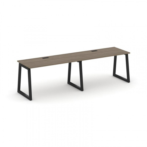 Style Project Рабочая станция 1 сторон. SN-5T1.ORS-003 Акация Лорка/Металл Антрацит/Заглушка Пластик фото 6