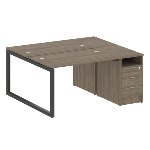 Бенч-система с тумбой на О-обр. м/к Metal System Quattro 50БО.РС-СТП-2.2