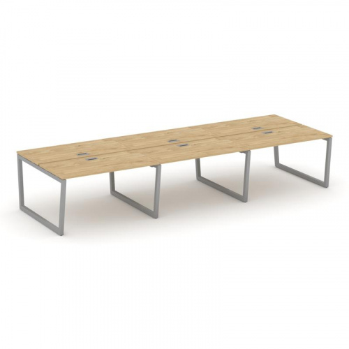 Style Project Рабочая станция 2-х сторон. SN-5T2.DRS-081 Акация Лорка/Металл Антрацит/Заглушка Пласт фото 2