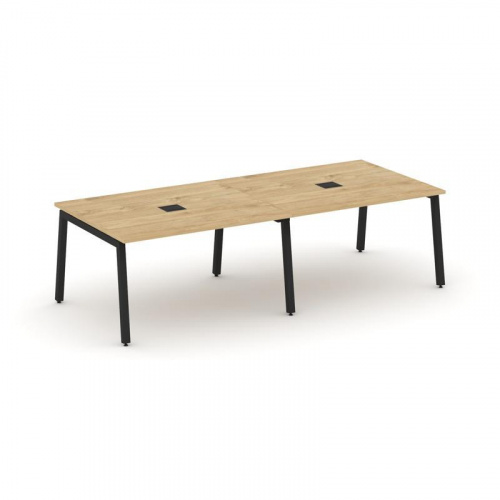 Style Project Стол переговорный SN-5A.SPRG-044 Вяз Благородный/Металл Антрацит 3160*1180*750 фото 4 Style Project Стол переговорный SN-5A.SPRG-044 Вяз Благородный/Металл Антрацит 3160*1180*750 фото 4