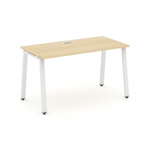 Style Project Стол письменный SN-6A.SP-004 Дуб Табак/Металл Белый 1580*600*750 фото 16