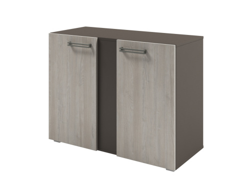 Шкаф низкий широкий с планкой D-75