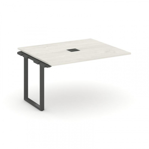 Style Project Проходной наб. элем. перег. стола SN-6O.NSPRG-033 Дуб Наварра/Металл Белый 1380*1180*7 фото 23