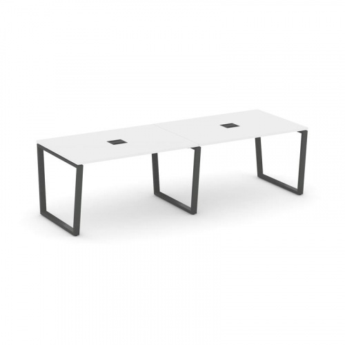 Style Project Стол переговорный SN-6T2.SPRG-012 Акация Лорка/Металл Антрацит/Заглушка Металл Антраци фото 26