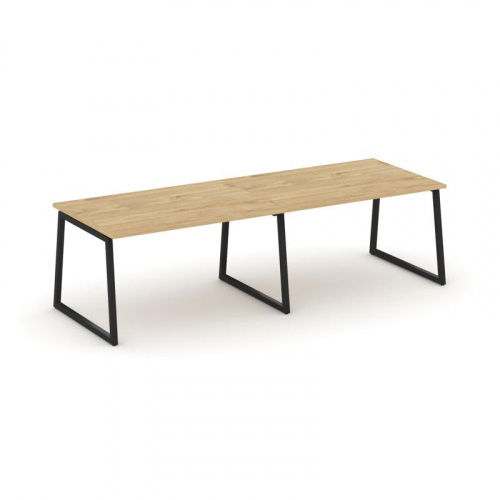 Style Project Стол переговорный SN-4T1.SPRG-011.3 Акация Лорка/Металл Антрацит 1960*980*750 фото 3 Style Project Стол переговорный SN-4T1.SPRG-011.3 Акация Лорка/Металл Антрацит 1960*980*750 фото 3