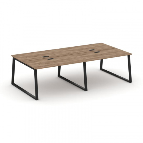 Style Project Рабочая станция 2-х сторон. SN-6T1.DRS-051 Акация Лорка/Металл Антрацит/Заглушка Пласт фото 9