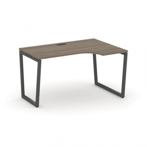 Style Project Стол рабочий эргоном. SN-4T2.SPA-012(R) Акация Лорка/Металл Антрацит/Заглушка Пластик фото 25