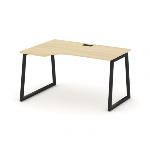 Style Project Стол рабочий эргоном. SN-4T1.SPA-011(L) Акация Лорка/Металл Антрацит/Заглушка Пластик фото 25