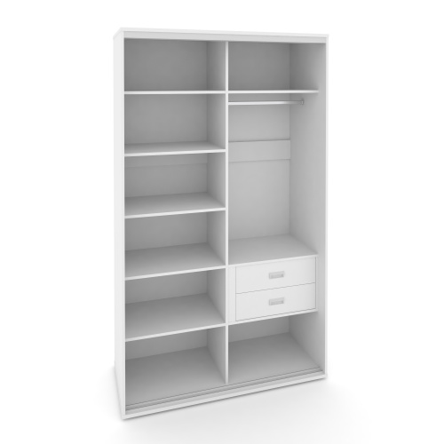 Корпус 2-х секционного шкафа высокого L=1400мм Maris SH.K2-4.1 K3 фото 2