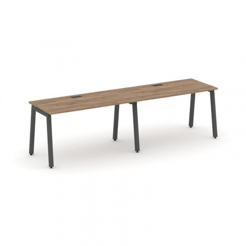 Style Project Рабочая станция 1 сторон. SN-5A.ORS-023 Антрацит/Металл Белый 2760*800*750 фото 25