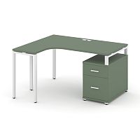 Стол эргономичный с опорной тумбой Concept CN.SA-302(L)