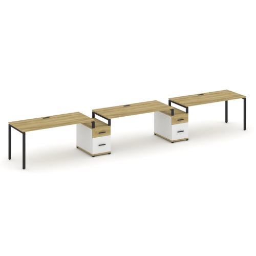 Бенч-система на 3 места с 2 опорными тумбами Concept CN.ORS-332 фото 6 Бенч-система на 3 места с 2 опорными тумбами Concept CN.ORS-332 фото 6