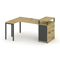 Стол эргономичный с опорным распашным шкафом Concept CN.SA-212(L)