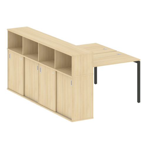 Бенч-система с шкафом-купе на П-обр. м/к Metal System Quattro 40БП.РС-СШК-4.2 фото 15 Бенч-система с шкафом-купе на П-обр. м/к Metal System Quattro 40БП.РС-СШК-4.2 фото 15