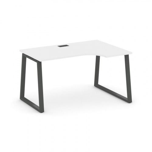 Style Project Стол рабочий эргоном. SN-6T1.SPA-002(R) Акация Лорка/Металл Антрацит/Заглушка Пластик фото 26