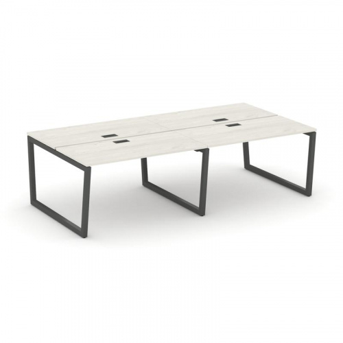 Style Project Рабочая станция 2-х сторон. SN-5T2.DRS-053 Акация Лорка/Металл Антрацит/Заглушка Пласт фото 24