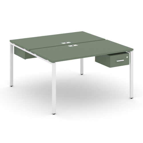 Бенч-система на 2 места с подвесными тумбами Concept CN.DRS-111 Бенч-система на 2 места с подвесными тумбами Concept CN.DRS-111