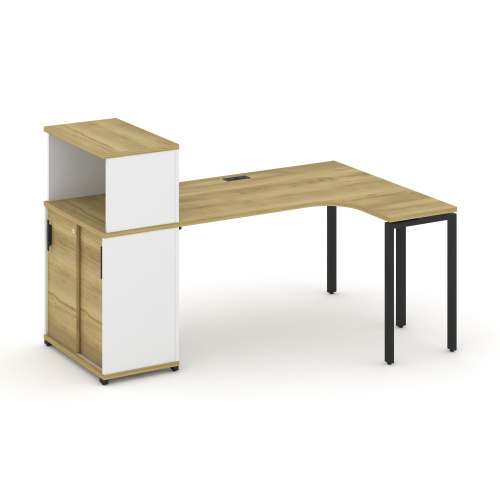 Стол эргономичный с опорным шкафом-купе Concept CN.SA-219(R) Стол эргономичный с опорным шкафом-купе Concept CN.SA-219(R)