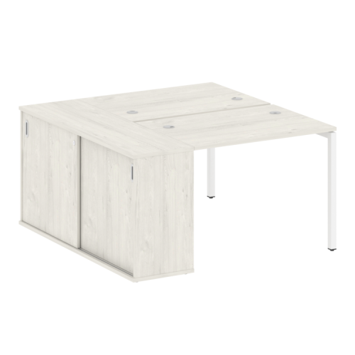 Бенч-система с шкафом-купе на П-обр. м/к Metal System Quattro 40БП.РС-СШК-1.1 фото 7 Бенч-система с шкафом-купе на П-обр. м/к Metal System Quattro 40БП.РС-СШК-1.1 фото 7