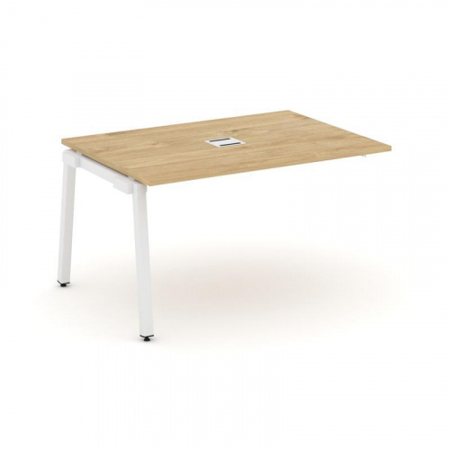 Style Project Проходной наб. элем. перег. стола SN-5A.NSPRG-003 Акация Лорка/Металл Белый 1380*980*7